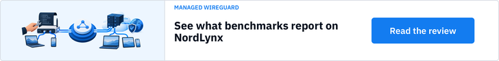 See what benchmarks report on NordLynx