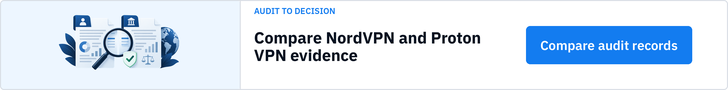 Compare NordVPN and Proton VPN evidence
