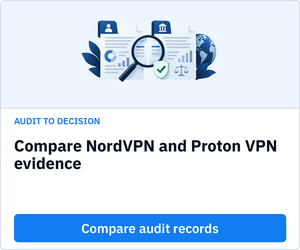 Compare NordVPN and Proton VPN evidence