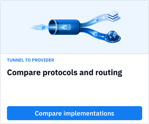 Compare protocols and routing