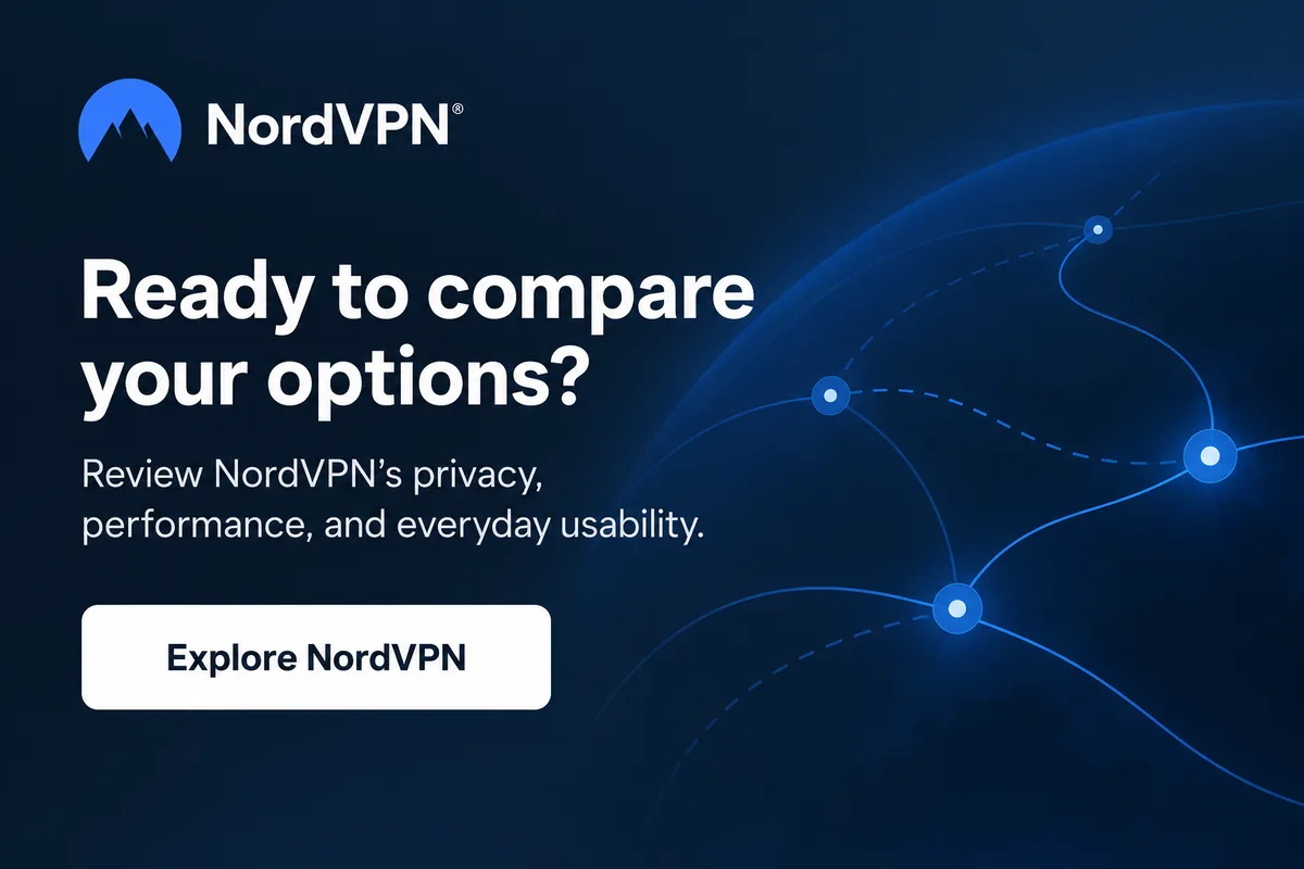 NordVPN partner offer: privacy, speed, and protection for everyday browsing.