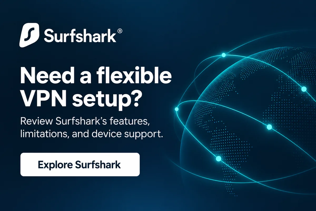 Surfshark partner offer: secure all your devices with one account.