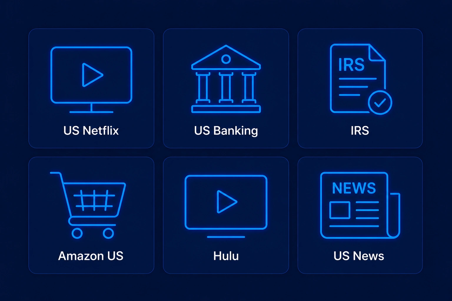 Best VPN for expats - US services accessible abroad grid (vpnvertex.com)